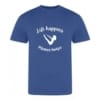 T-Shirt - Life happens Pilates helps - Image 2